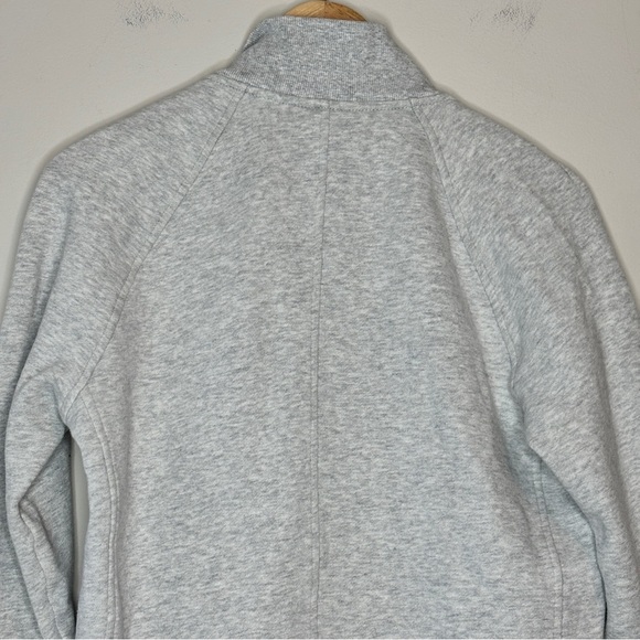 Lululemon Back To It Wrap Jacket Heathered Vapor Light Gray White Size 8 - Picture 11 of 14